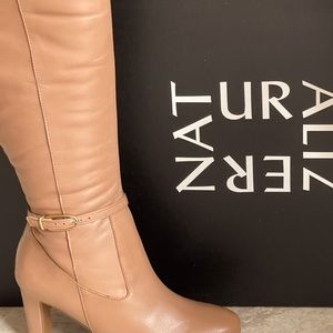 Naturalizer Henny wide calf high shaft boots size 6
